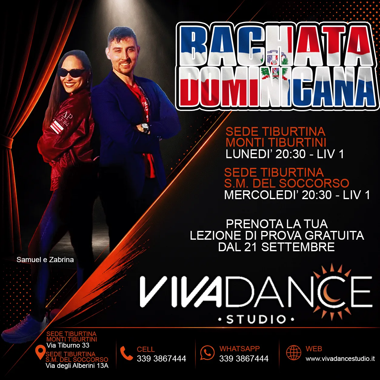 Corsi Bachata Dominicana Roma