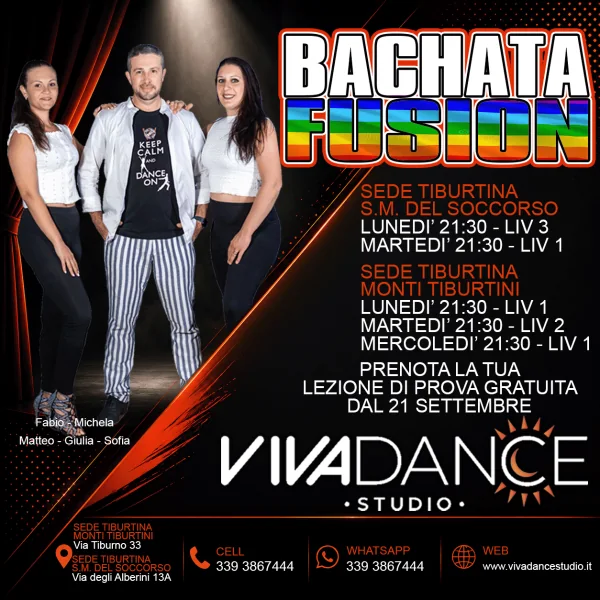 Corsi Bachata Fusion Roma